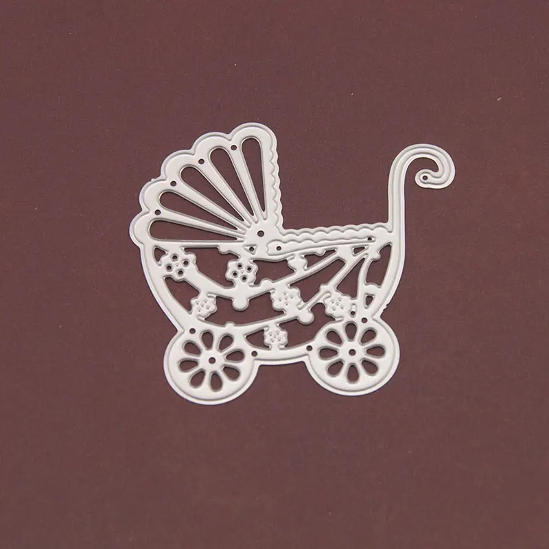 Штамповочные штампы детская коляска металлическая крафт бумага штамп