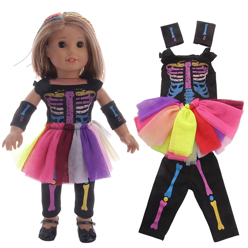 

Рождественская Кукла-Реборн, модная одежда, подходит для кукол-младенцев 43 см, американская кукла-девушка 18 дюймов, нашего поколения, русска...