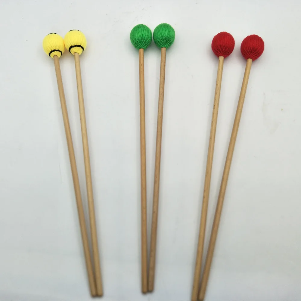 

Maple Twisted Yarn Intermediate And Advanced Marimba Hammer Multicolor Optional Percussion Accessories