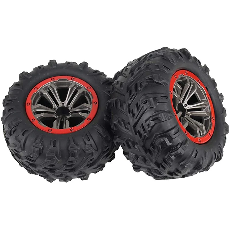 Для 1/10 9125 RC грузовики шины колеса 25 ZJ02 для Hosim высокая скорость S920 Грузовики (2