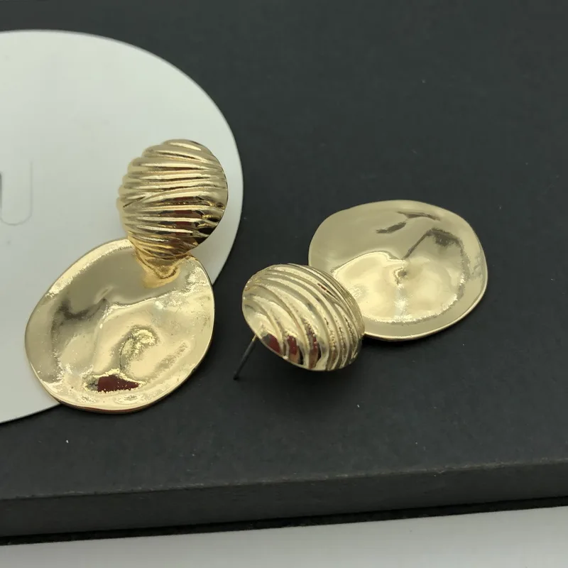 TOTASALLY Roung круглые серьги для женщин модные стильные геометрические необычные