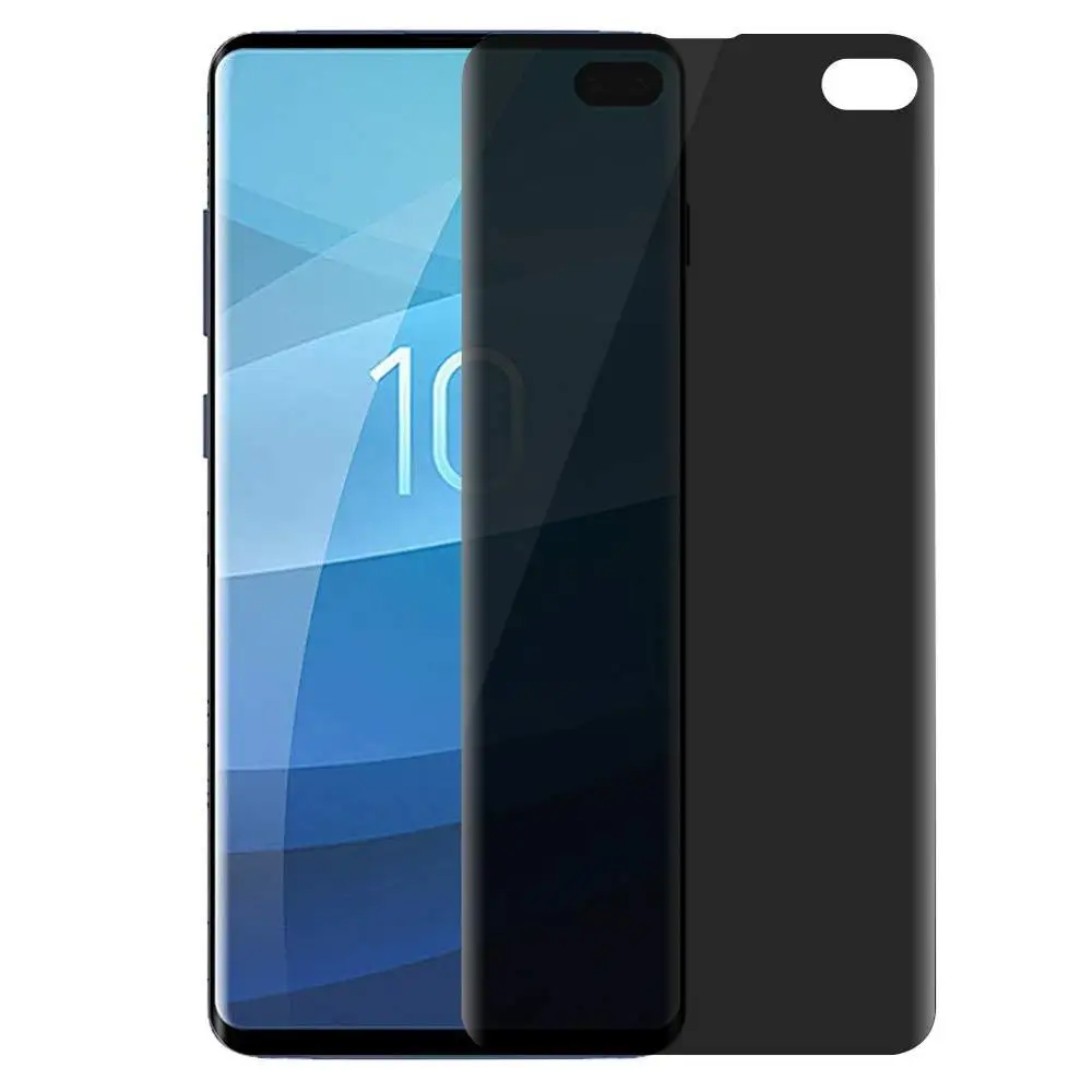 9D полное покрытие конфиденциальности закаленное стекло для SAMSUNG Galaxy S10 Plus анти