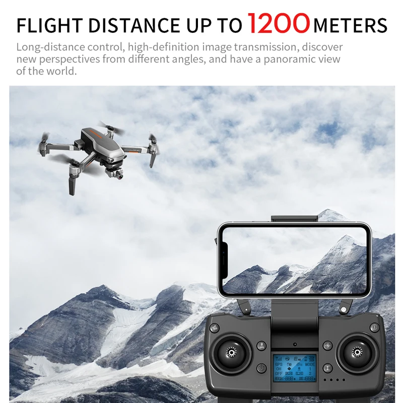 Квадрокоптер Gps Дрон 4k Профессиональный 5G Wifi бесщеточный жест фото FPV мини камера