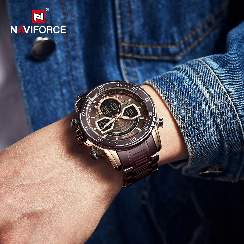 

NAVIFORCE Top Brand Luxury Men Watches Military Sport Waterproof Man Wristwatch Fashion Quartz Date Male Clock Relogio Masculino