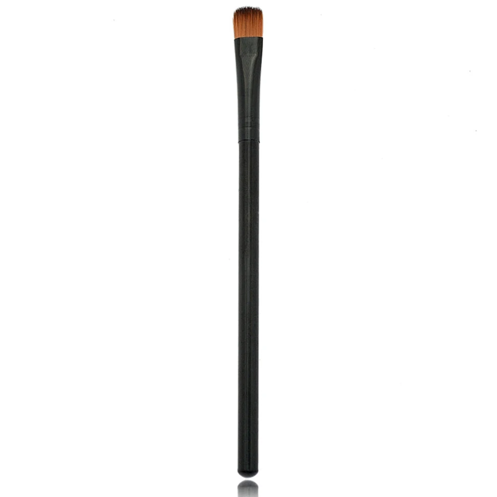 Professional Eye Shadow Brush Wooden Flat Make up Tools Eye Lip Transistive Eyeshadow Piece Eyebrow Pen Ms. Cosmetics Tool 1PC