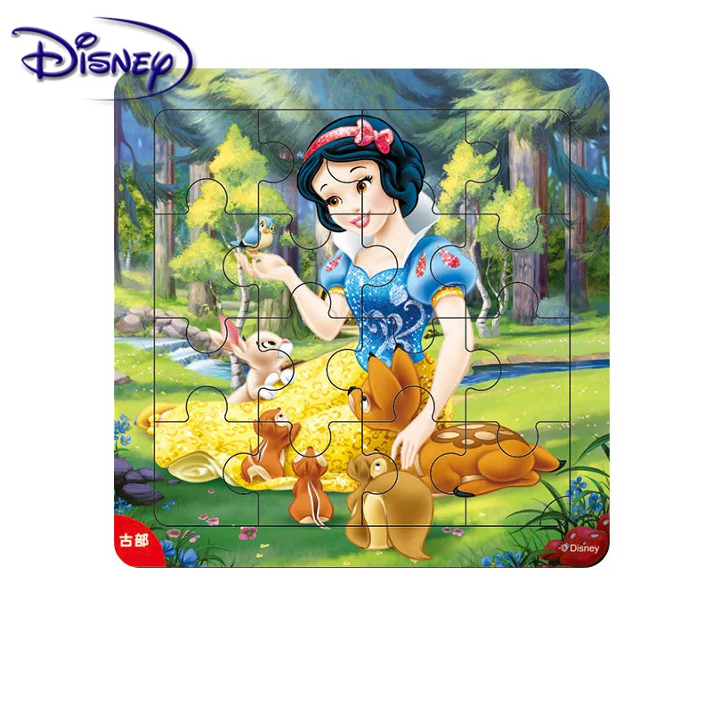 Disney 9 шт./16 шт. Белоснежка v Холодное сердце Aisha/паззл на основании мультфильмов