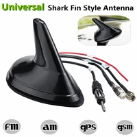 universal auto car shark fin roof antenna aerial fm am gps gsm decorate