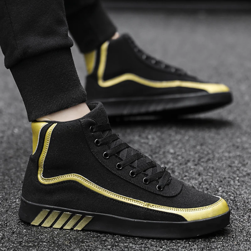 

Fashion Men Casual Shoes Canvas Tenis Autumn Trainers High Tops Sneakers Men Basket Homme Chaussure Shoes Men Calcados Masculino