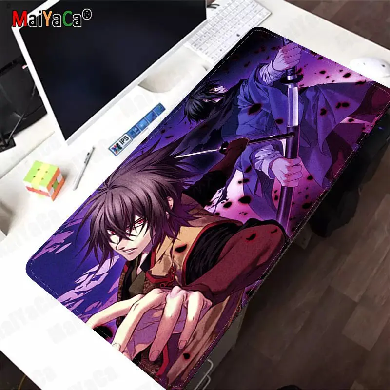 

Hakuouki Simple Design Gamer Speed Mice Retail Small Rubber Mousepad Size for Keyboards Mat Mousepad for boyfriend Gift