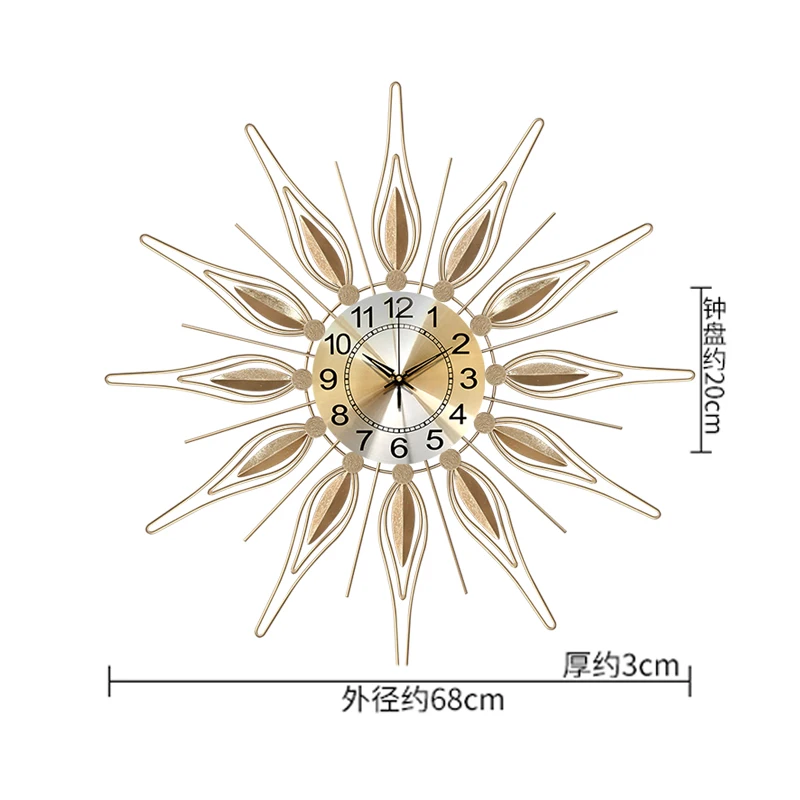 

Electronic Wall Clock Modern Design Silent Decor Living Room Wall Clock Luxury Creative Relogio De Parede Wall Decoration