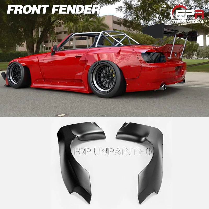 Для Honda S2000 AP1 AP2 robstyle FRP стекловолокно широкое переднее крыло Стекловолоконные