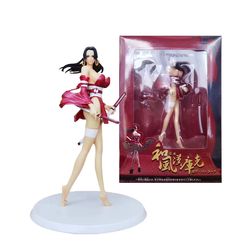 

26CM Anime One Piece Boa Hancock Japanes Style Standing Posture Can Undress PVC Action Figure Dolls Gifts for Children Toys Gift