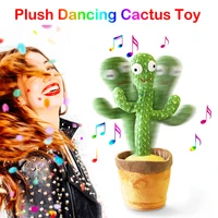 shaking dancing cactus cute plush toys dancing plush doll shaking dancing cactus stuffed plant toy childhood early education toy