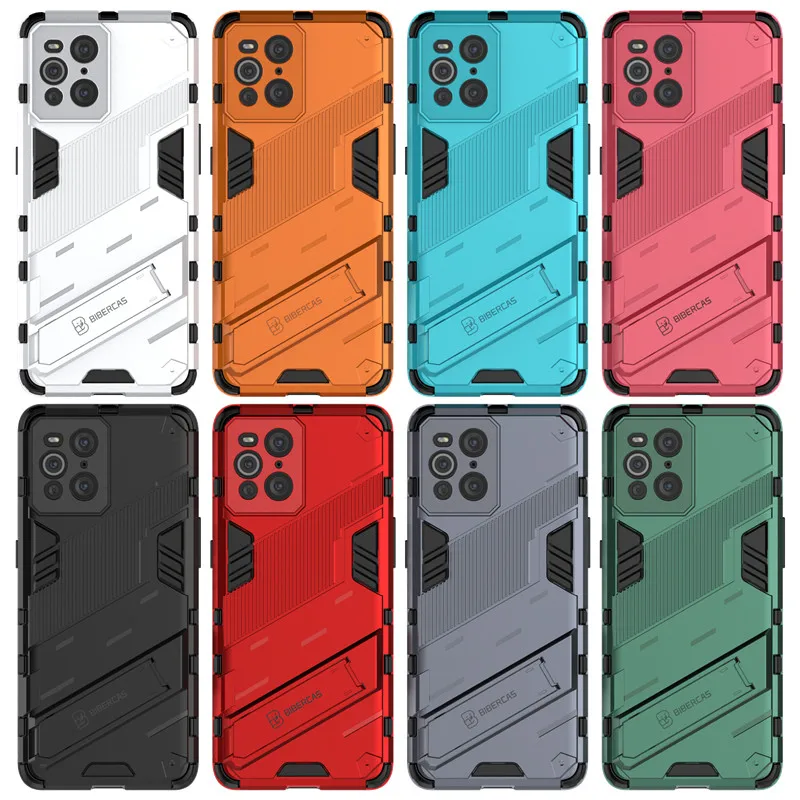 

Rugged Shockproof Phone Case For Oppo Find X3 Light Slim Stand Holder Cover for OPPO FindX3 X3 Pro Bumper Hard Armor Full Coque