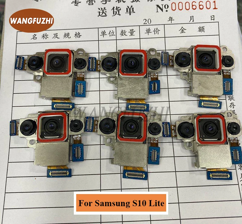 

WANGFUZHI оригинальный задний модуль камеры для Samsung Galaxy S10 Lite G770F запасная часть с/без инструментов