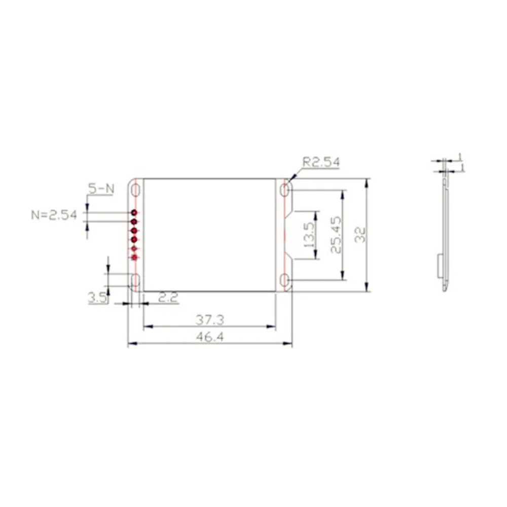 Taidacent Raspberry Pi Белый Черный Видимый SPI 200x200 1 54 дюйм E-Ink электронная бумага дисплей