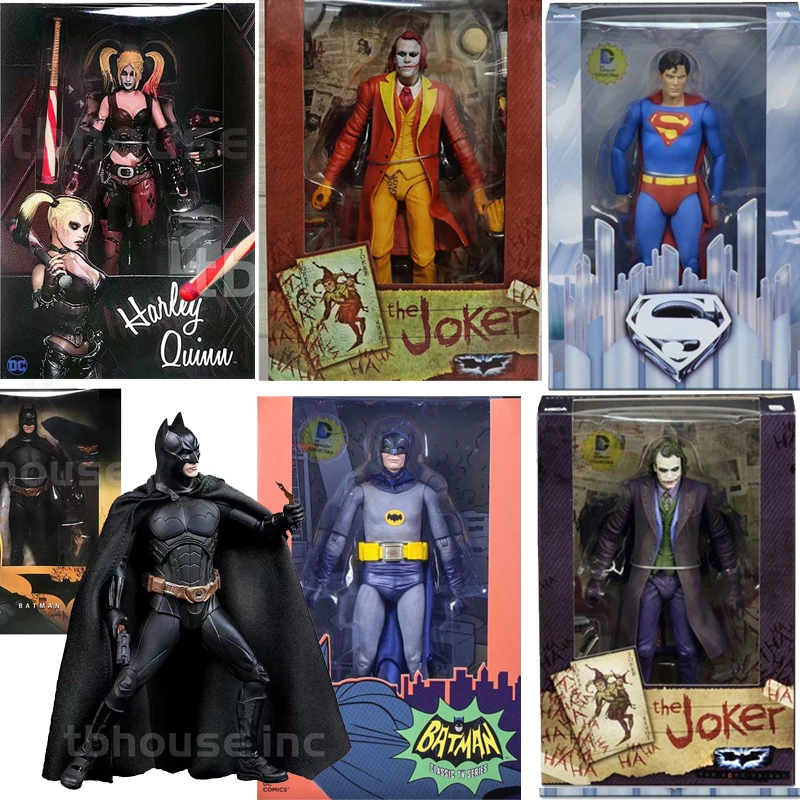 

Neca Джокер Брюс Уэйн экшн-фигурка игрушки Quinn мультфильм Альянс несправедливости Коллекционная модель кукла подарок
