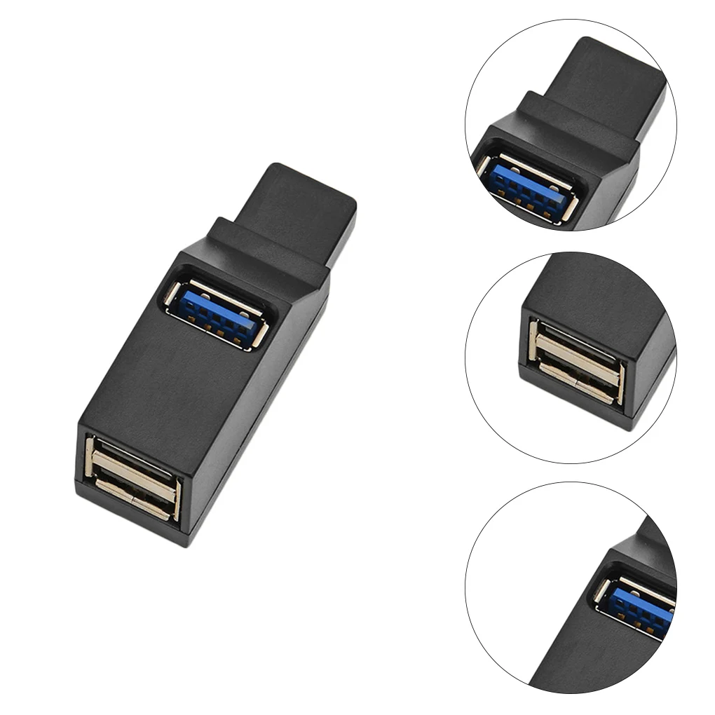 

USB-Разветвитель USB 2,0/3,0, портативный, универсальный, 3 порта