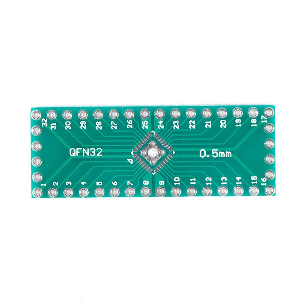 

10PCS QFN32 QFN40 Transfer Board Adapter PCB Pinboard SMD to DIP40 DIP32 DIP Pin IC Test Plate 0.5mm 2.54mm Pitch Converter Sock