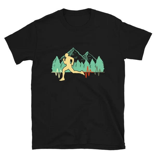 

Vintage Running Cross Country Runner Retro Heartbeat Running T-Shirt
