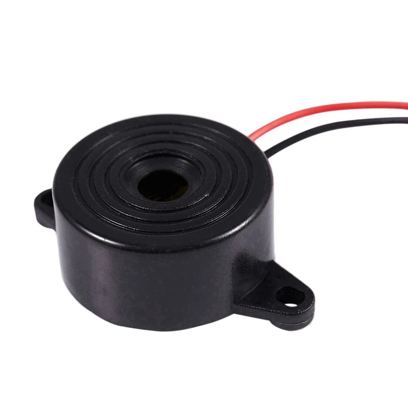 10 Pcs DC 3-24V Plastic Shell Continuous Sound Electronic Buzzer Alarm 5 Black & White | Безопасность и защита