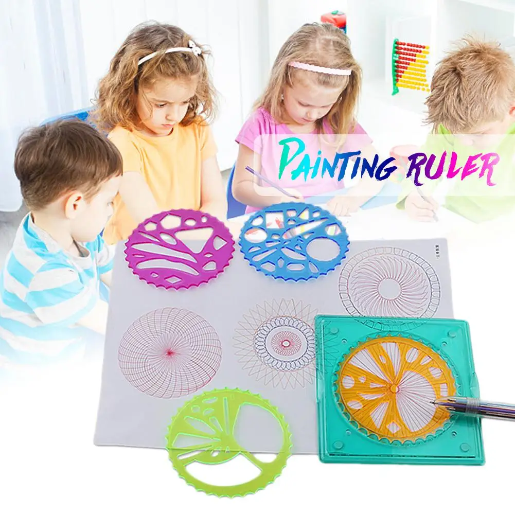 

1 set Spirograph Drawing Toys Set Interlocking Gears & Wheels Drawing Accessories Creative Educational Toy For Children Toy Gift