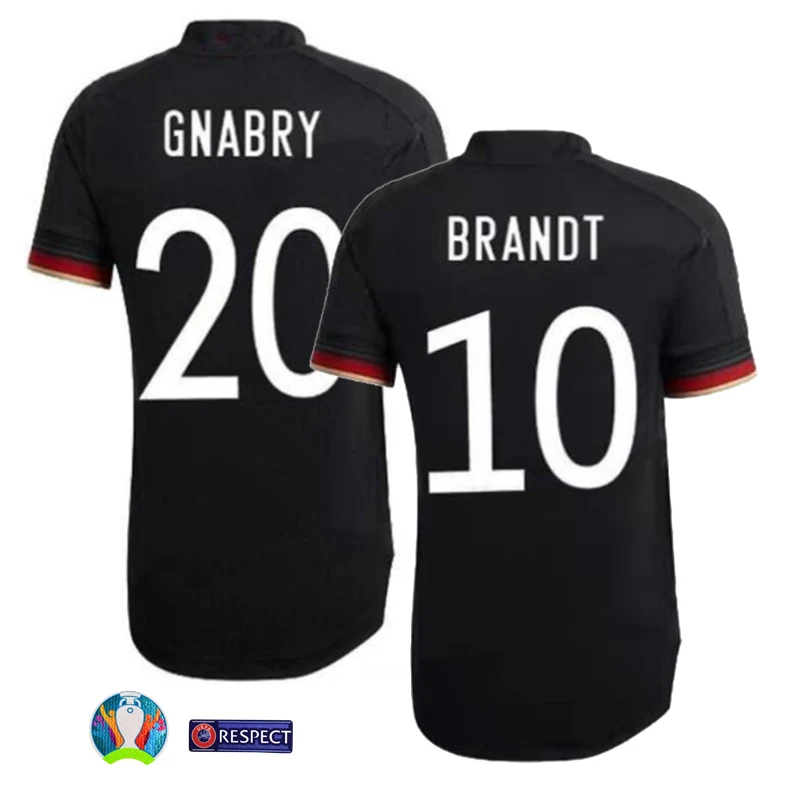

2021 2022 Germany Football soccer jerseys shirts black away UNIFORM CAMISA DE TIME IN STOCK