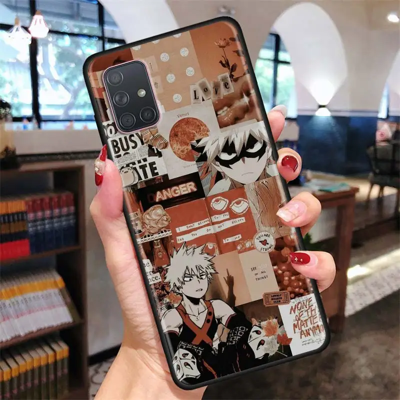 My Hero Academia Soft TPU Case For Samsung Galaxy A51 A50 A71 A21s A31 A41 A10 A70 A30 A20e A40 A12 A02s Cover Coque Fundas
