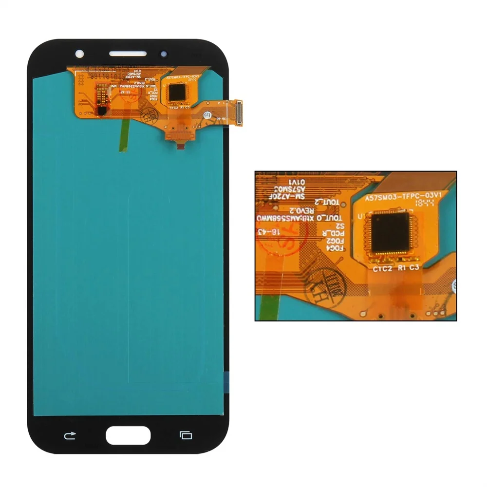 TFT для Samsung Galaxy A7 2017 A720 Lcd A720F SM ЖК дисплей сенсорная панель в сборе детали|Экраны