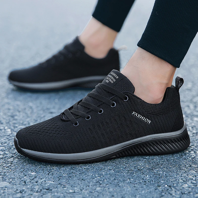 

New Mesh Casual Shoes Lace Up Men Shoes Light Comfortable Breathable Walking Sneakers Tenis Masculino Zapatillas Hombre