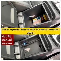 armrest storage box pallet container phone cover trim plastic accessories for hyundai tucson nx4 automatic version 2021 2022