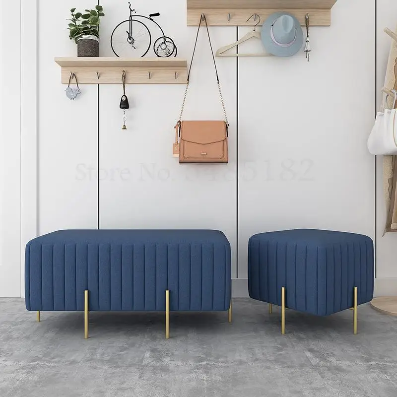 Скандинавский сетчатый красный креативный стул для обуви домашняя дверь