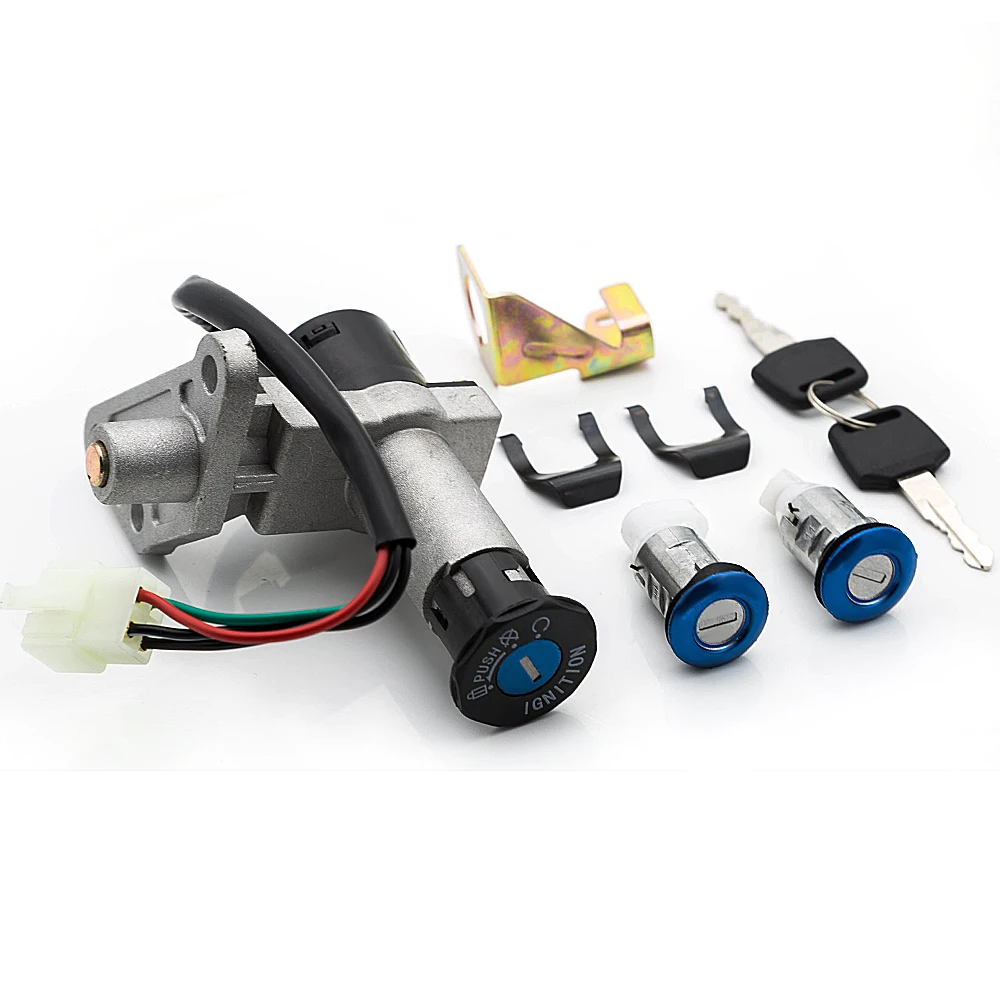 Переключатель зажигания для мотоцикла GY6 50cc 150cc 50 CC 150 замок крышка бензобака ключ