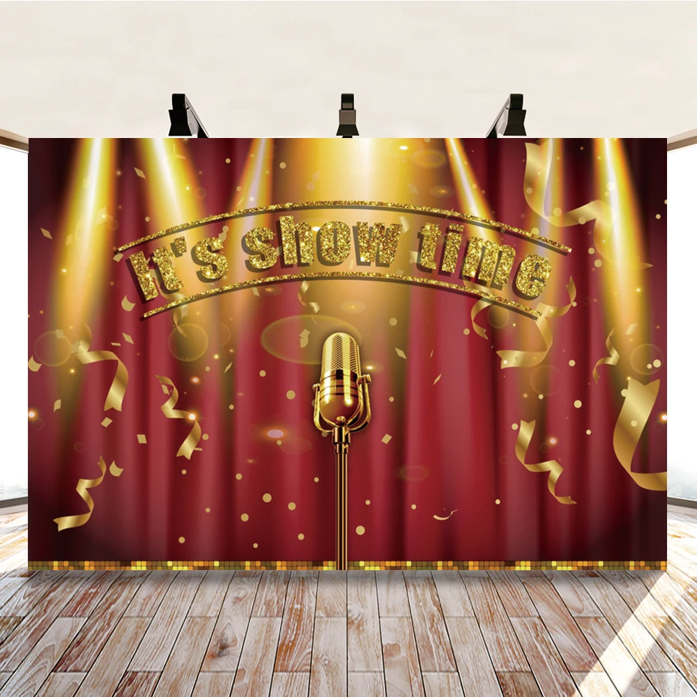 Yeele сценический фон для фотосъемки с микрофоном луч на заказ фотографического