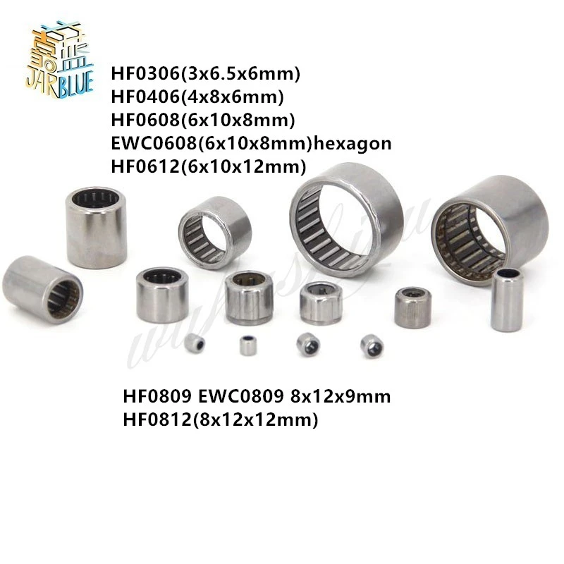 2 шт. или 10 HF0306 HF0406 HF0608 HF0612 EWC0608 односторонний игольчатый роликовый подшипник 3*6 5*6