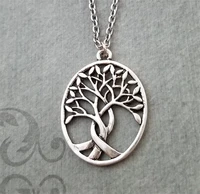 willow tree necklace tree of life necklace family tree charm necklace tree pendant necklace womens jewelry gift for her