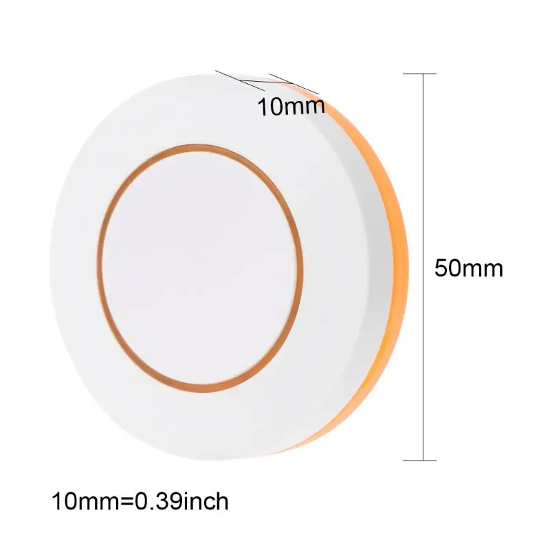 1PC 315MHZ/433MHZ Round Wireless Remote Control Controller RF Transmitter For Access Alarm LED Light Supplies | Электроника