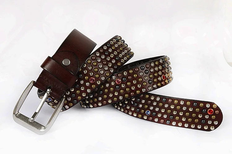 Free Shipping,Brand new style fashion,100% Real cow leather buckle belt.brand genuine leather rivet belt,women quality,sales