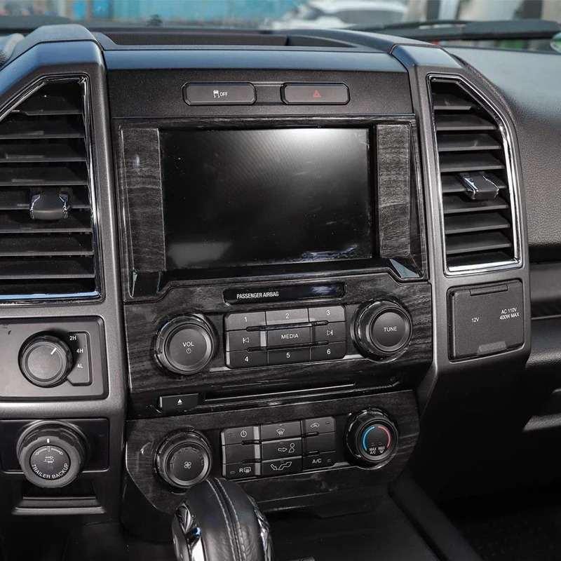 Car Dashboard Navigation GPS Trim Cover & Central Console Air Conditioning Switch Panel CD Media Audio Volume Adjust Pa | Автомобили и