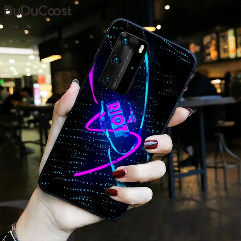 

Riccu Geometry Dash Phone Case for Huawei P30 P20 Mate 20 Pro Lite Smart Y9 prime 2019