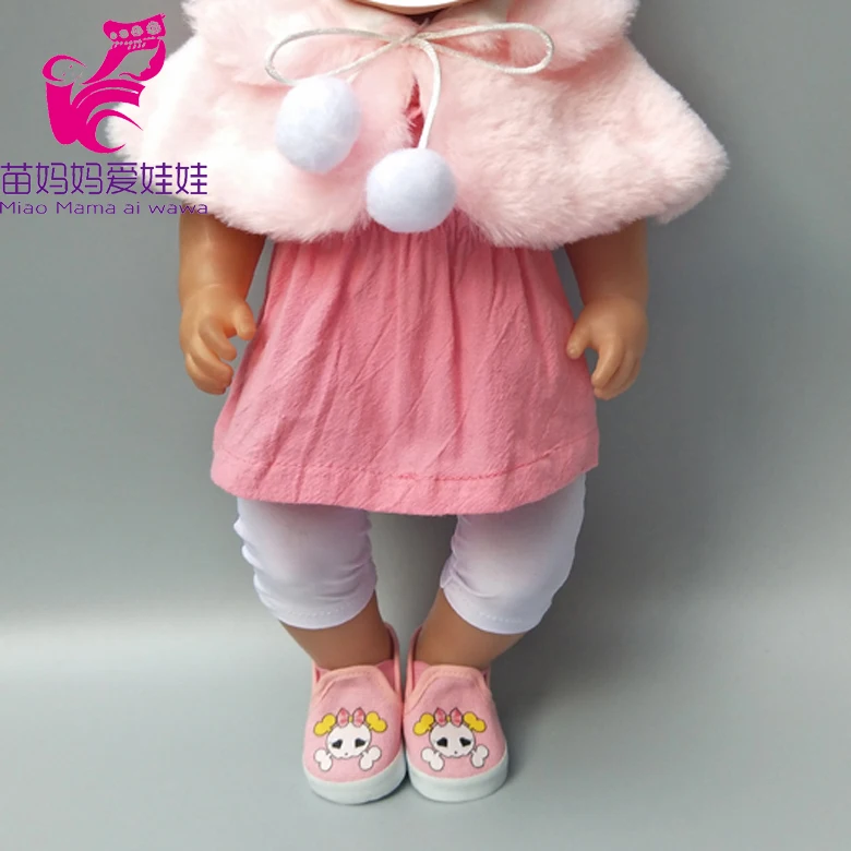 Белоснежка платье принцессы вечернее меховое с шалью для 18 дюймов детские куклы