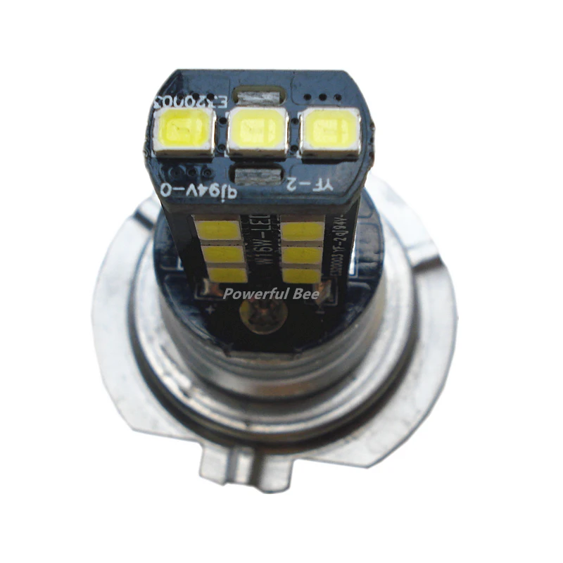 2 x H7 7 5 Вт холодный белый свет 2835SMD светодиодный автомобильные Противотуманные