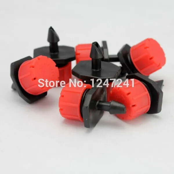 

Free shippping100pcs mini water sprinkler flow adjustable flower plant container sprinkler dripper system