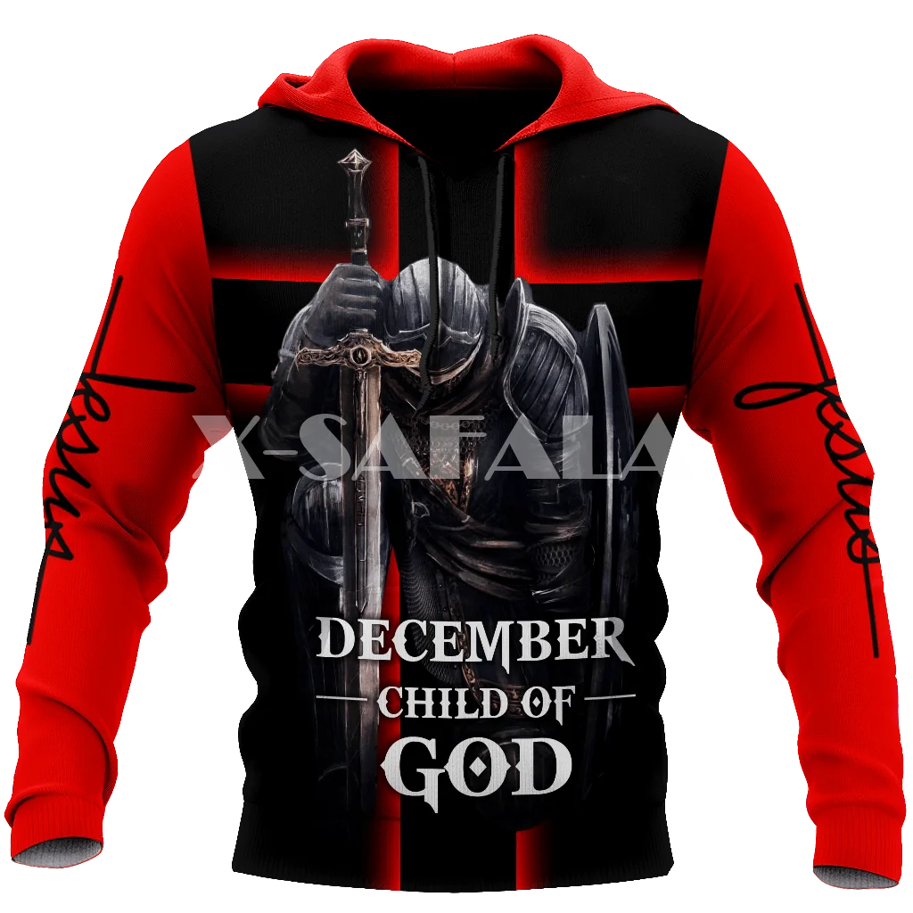 

Christian Jesus Catholic Knight Art 3D Print XS-7XL Hoodie Man Women Harajuku Outwear Zipper Pullover Sweatshirt Unisex-1