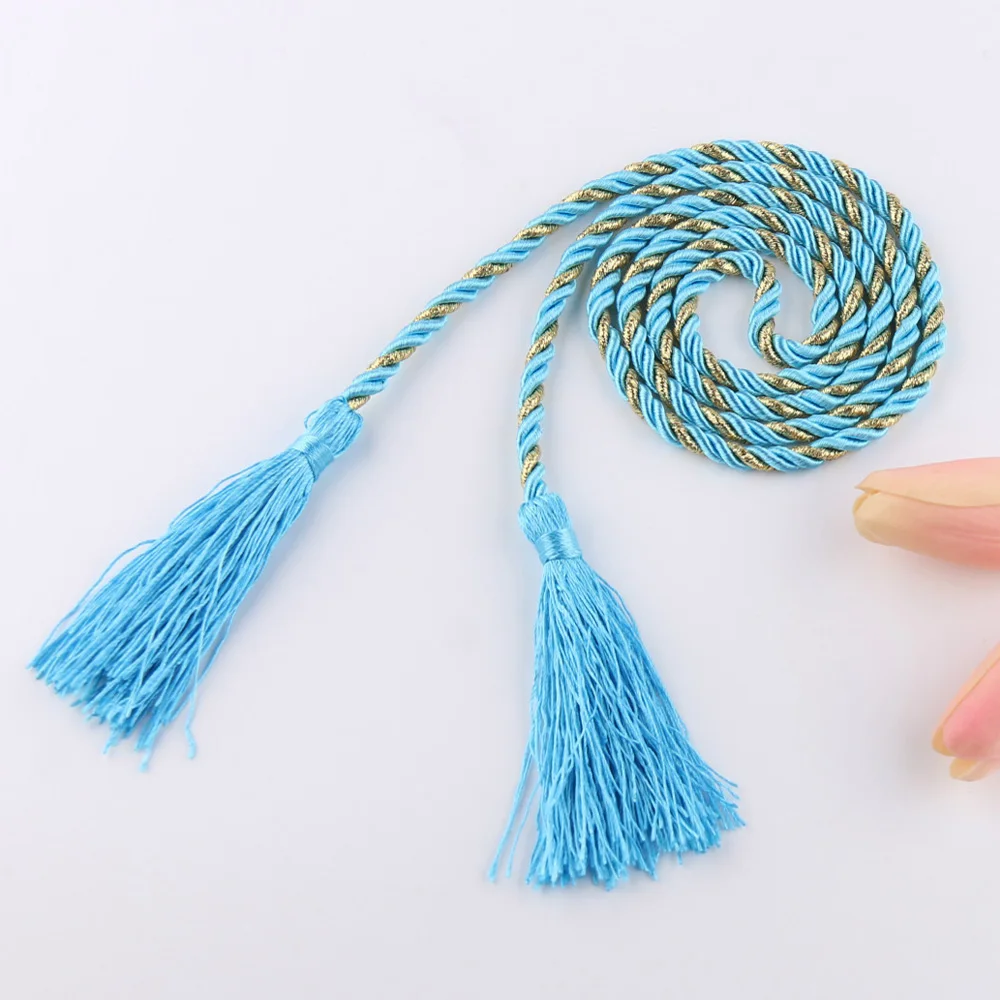 One Pair 135 Cm Curtain Tie Backs Tassel Rope Living Room Bedroom Decoration Cortinas Con Flecos Atados | Дом и сад