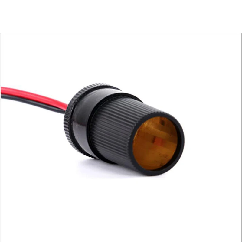 

Cigarette Lighter Battery Clip-On Car Cigarette Lighter Socket Adapter, 40cm Length Cigarette Lighter Extension Cord