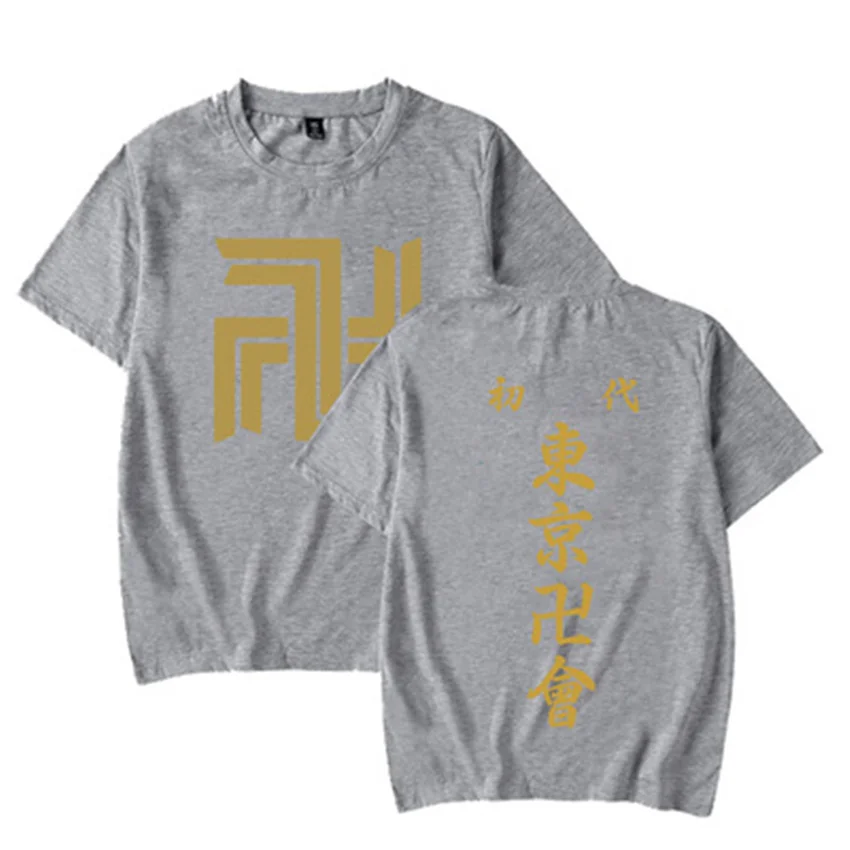 

Takerlama 2021 Tokyo Revengers Cosplay T-shirt Adult Causal Unisex T Shirt Harajuku Tee Short Sleeve Tops Anime Clothes