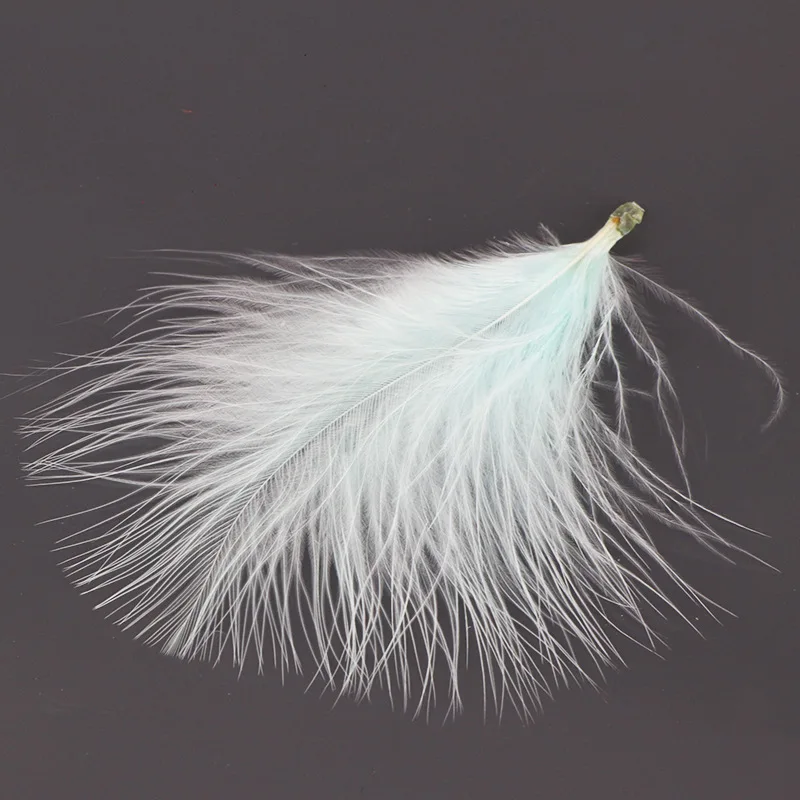 

100Pcs Colored Natural Marabou Turkey Feather DIY Earrings Wedding Dress Dreamcatcher Materials Plumes juju Hat Decoration