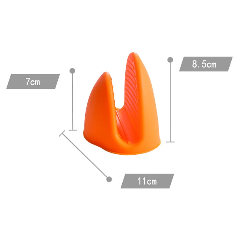

1pcs kitchen restaurant tools silicone gloves heat insulation anti-scalding non-slip baking oven microwave silicone hand clip