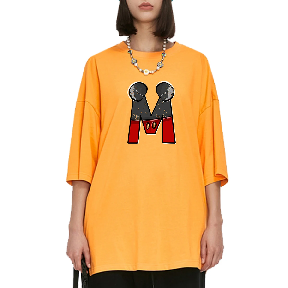 Мультяшные диснеевские 26 дюймов с английскими буквами Микки ушные узоры